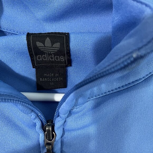 Adidas Full Zip Jacket Mens M Red Blue Los Angeles Stars Track Basketball Retro - Picture 4 of 9